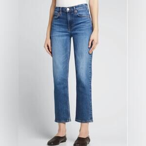 Re/Done 70s Mid Rise Stove Pipe Jean